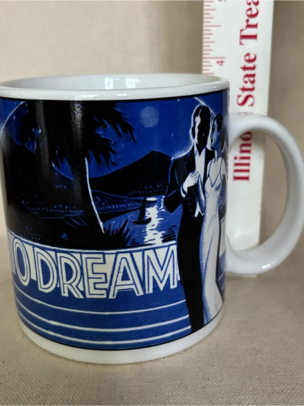 Set of 4 Sakura Interlude Twilight Stoneware Coffee Mugs with Original Box